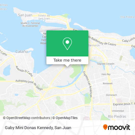 Mapa de Gaby Mini Donas Kennedy