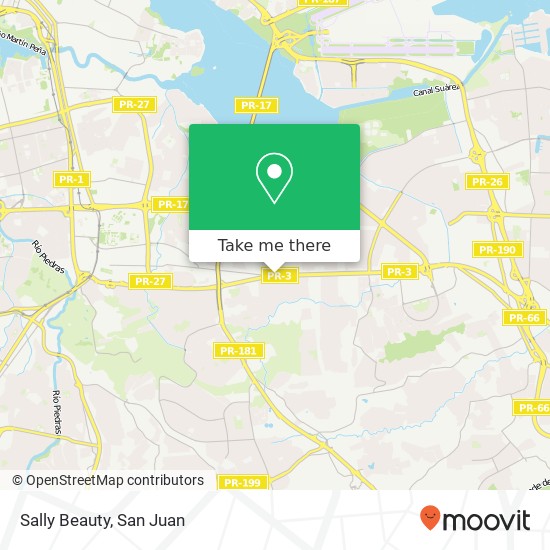 Mapa de Sally Beauty