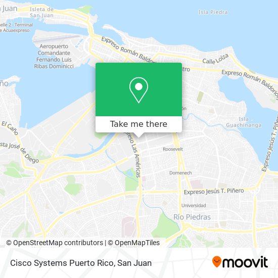 Cisco Systems Puerto Rico map