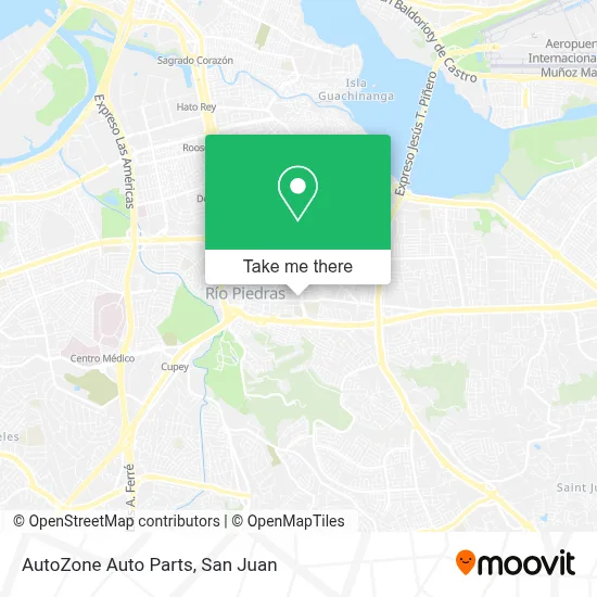 AutoZone Auto Parts map