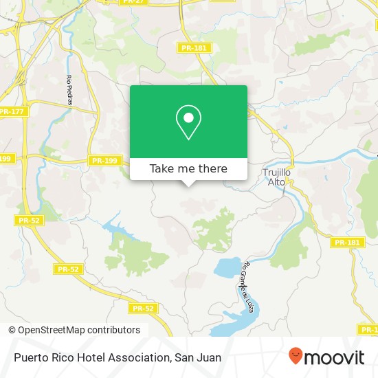 Puerto Rico Hotel Association map