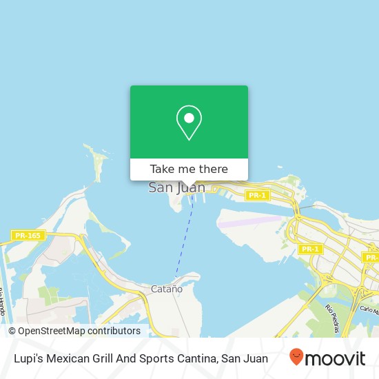 Lupi's Mexican Grill And Sports Cantina map