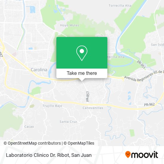 Laboratorio Clinico Dr. Ribot map
