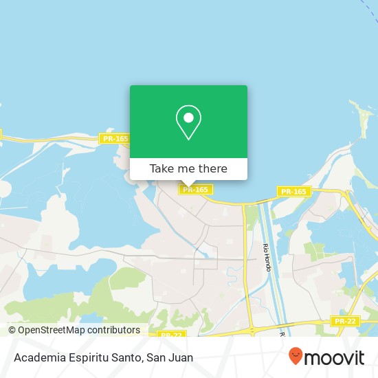 Academia Espiritu Santo map
