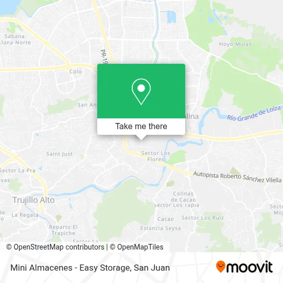 Mini Almacenes - Easy Storage map