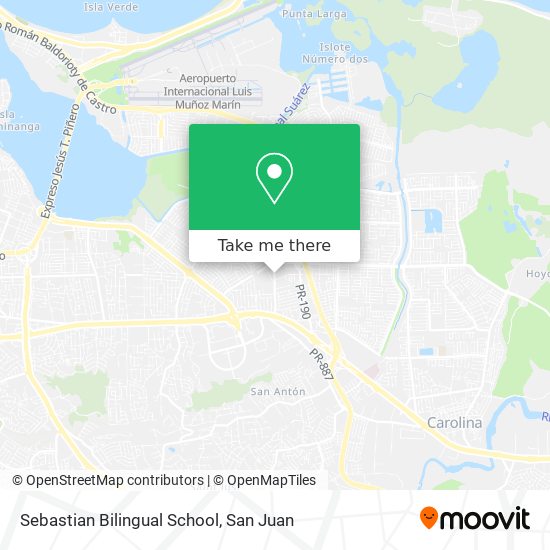 Sebastian Bilingual School map