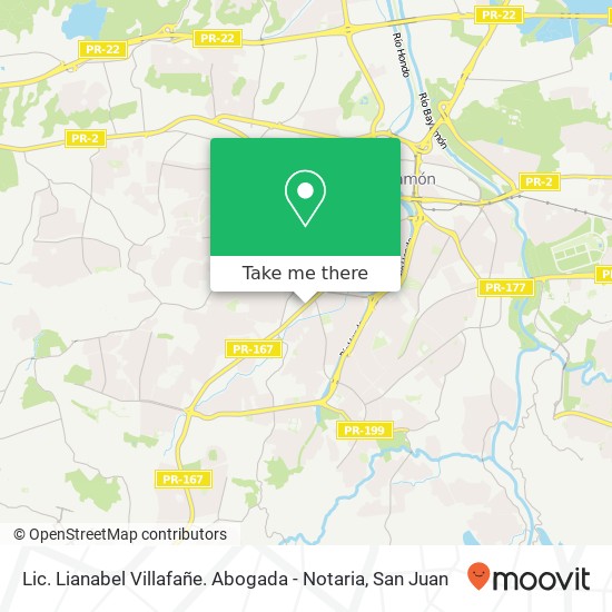 Lic. Lianabel Villafañe. Abogada - Notaria map