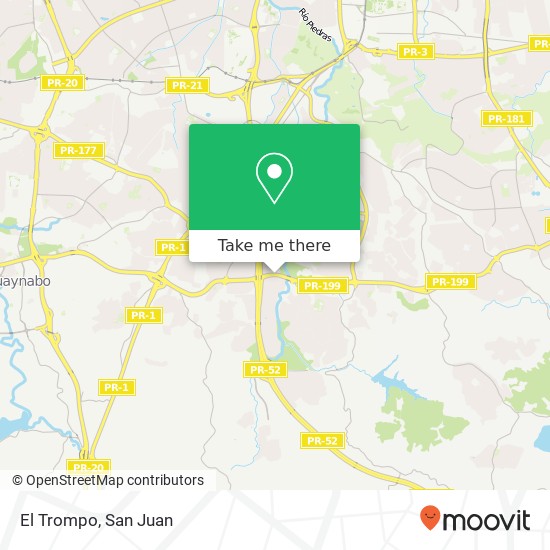 El Trompo map