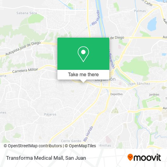 Transforma Medical Mall map