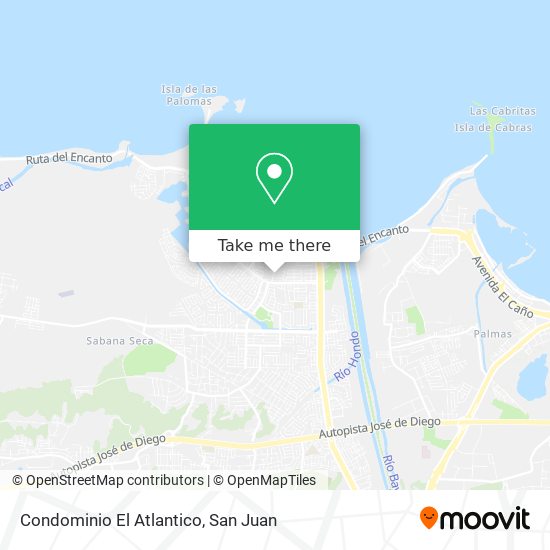 Condominio El Atlantico map