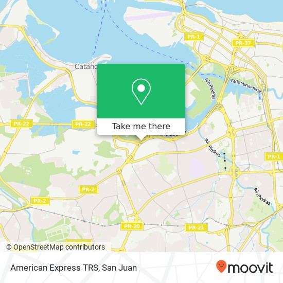 American Express TRS map