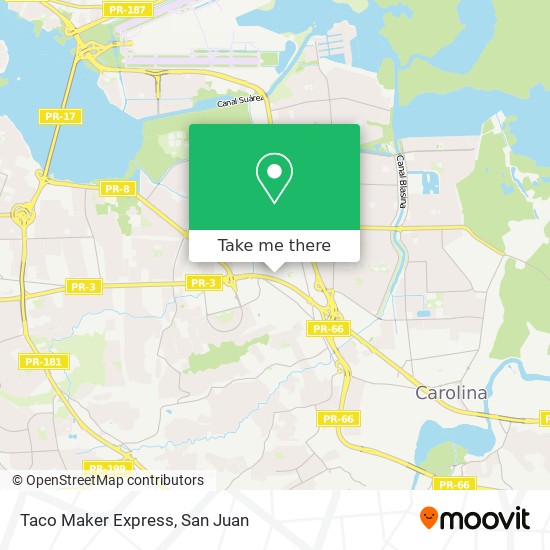 Taco Maker Express map