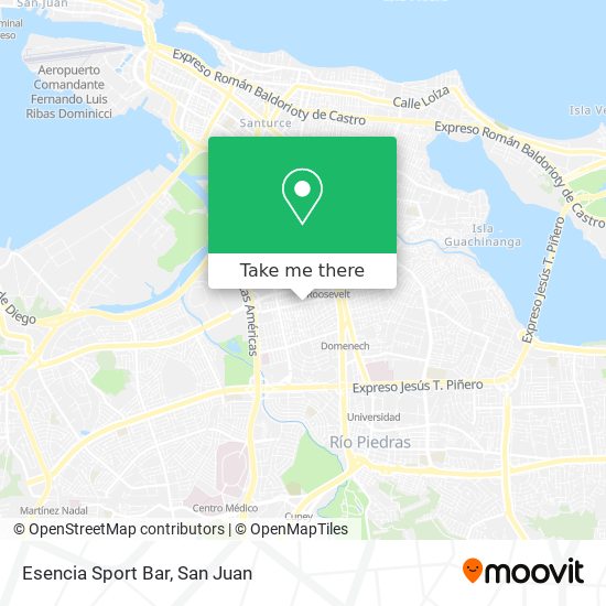 Esencia Sport Bar map
