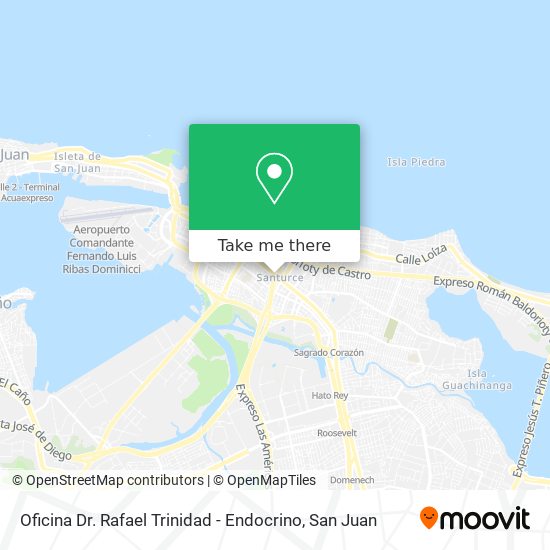 Oficina Dr. Rafael Trinidad - Endocrino map
