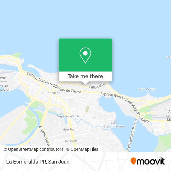 La Esmeralda PR map