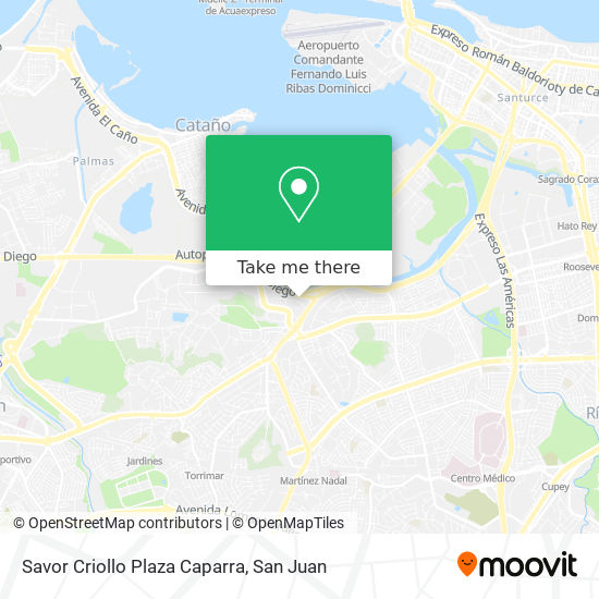 Savor Criollo Plaza Caparra map