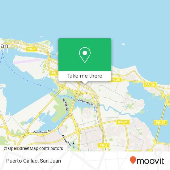 Puerto Callao map