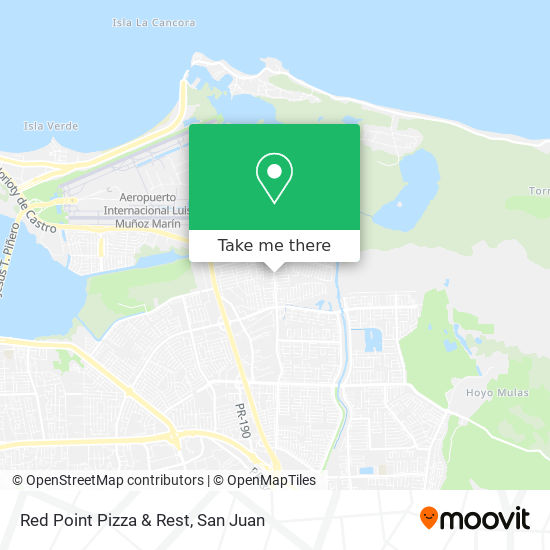Red Point Pizza & Rest map
