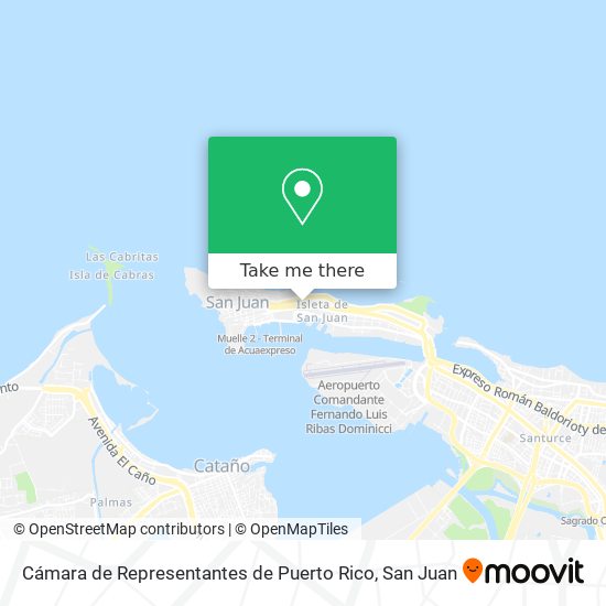 Cámara de Representantes de Puerto Rico map