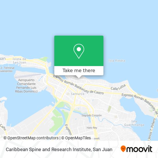 Caribbean Spine and Research Institute map
