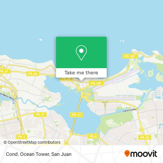 Cond. Ocean Tower map