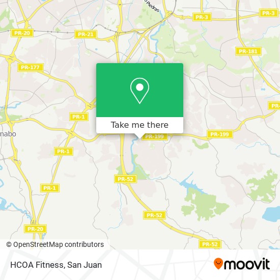 Mapa de HCOA Fitness