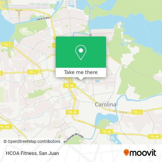 HCOA Fitness map