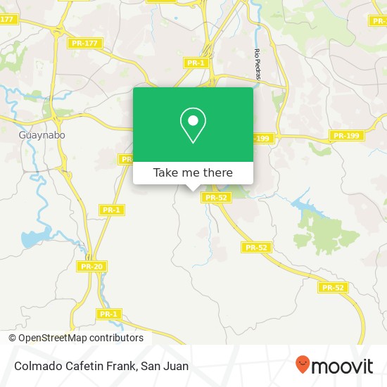 Colmado Cafetin Frank map