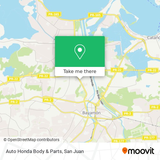 Auto Honda Body & Parts map