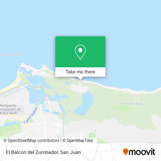 El Balcon del Zumbador map