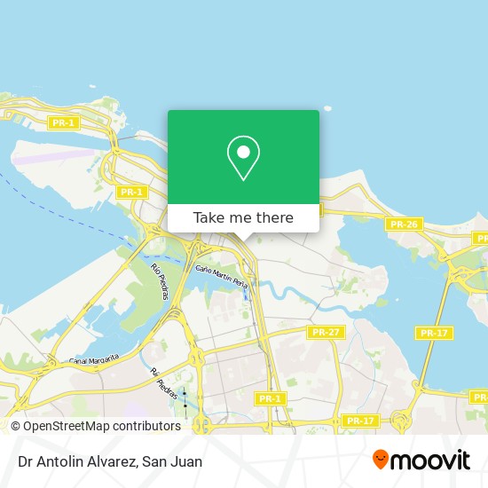 Dr Antolin Alvarez map