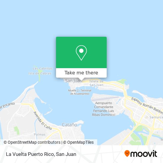 La Vuelta Puerto Rico map