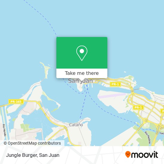 Jungle Burger map