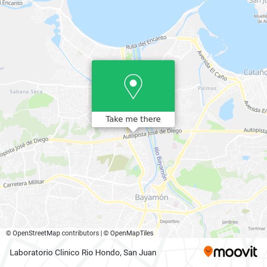Laboratorio Clinico Rio Hondo map