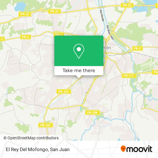 El Rey Del Mofongo map