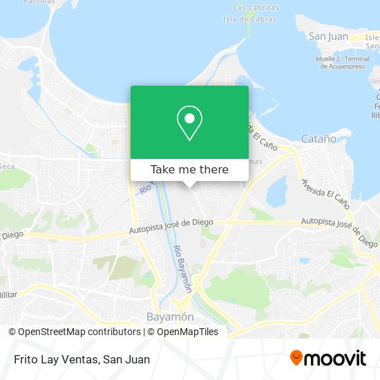 Frito Lay Ventas map