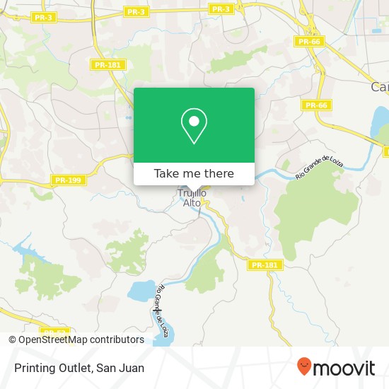 Printing Outlet map