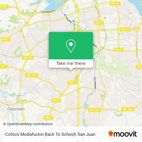 Colito's Modafuckin Back To School! map