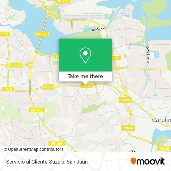 Servicio al Cliente-Suzuki map