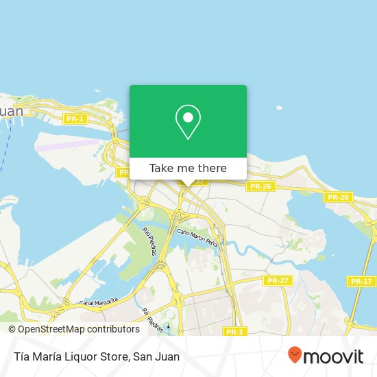 Tía María Liquor Store map