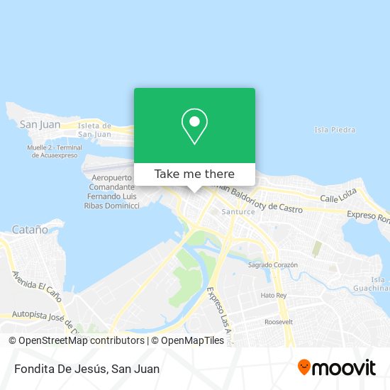 Fondita De Jesús map