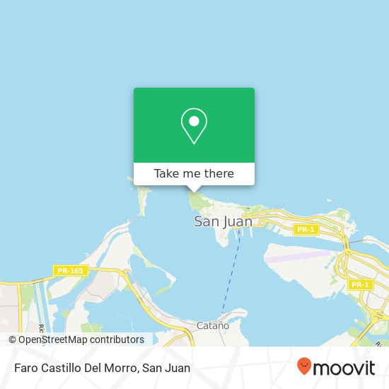 Faro Castillo Del Morro map