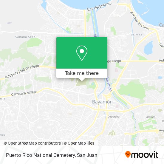 Puerto Rico National Cemetery map