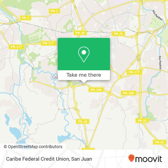 Caribe Federal Credit Union map