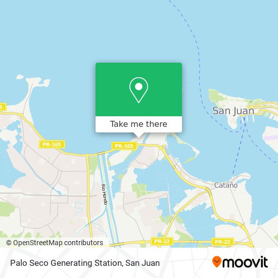 Palo Seco Generating Station map