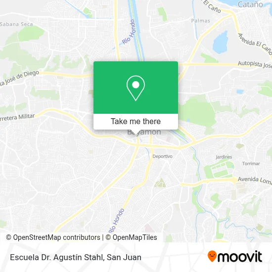 Escuela Dr. Agustín Stahl map