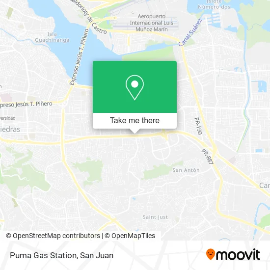 Puma Gas Station map