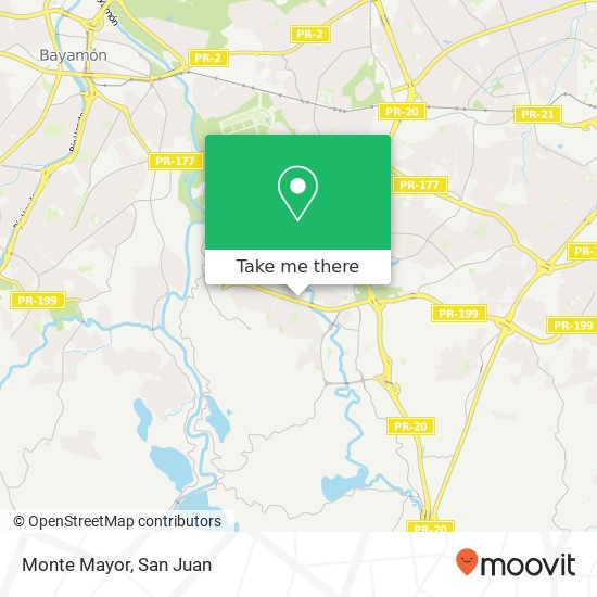 Monte Mayor map
