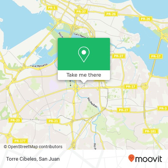 Torre Cibeles map