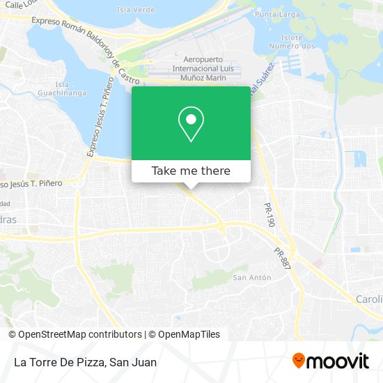 La Torre De Pizza map